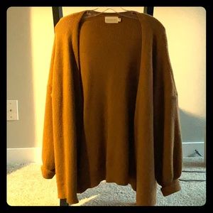 Oversized Dreamers Tan Cardigan (Nordstrom Brand)